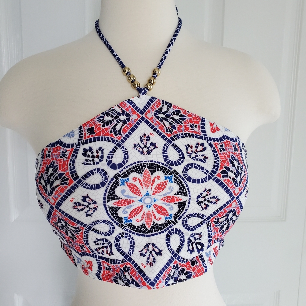 Michael Kors Santorini Beaded Halter Bikini Top - Picture 14 of 14